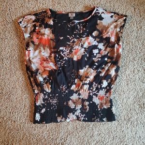 Worthington Dressy Floral Shirt